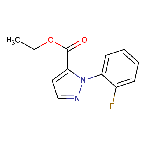 1H-Pyrazole-5-carboxylic acid, 1-(2-fluorophenyl)-, ethyl ester