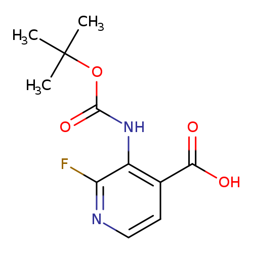 3-{[(tert-butoxy)carbonyl]amino}-2-fluoropyridine-4-carboxylic acid