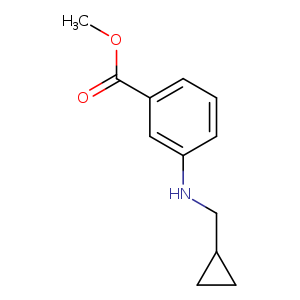 Methyl 3-((cyclopropylmethyl)amino)benzoate