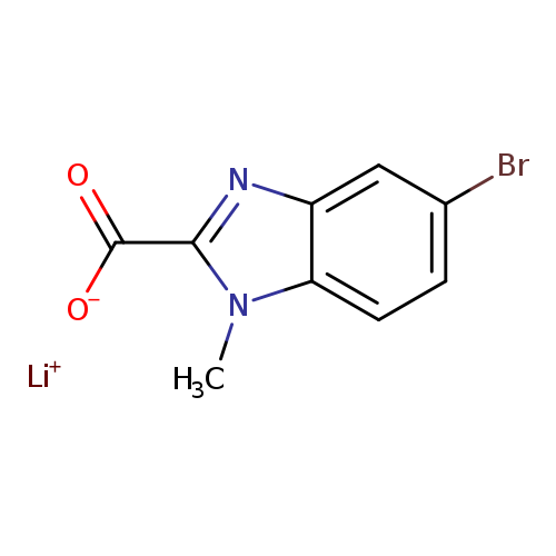 lithium(1+) 5-bromo-1-methyl-1H-1,3-benzodiazole-2-carboxylate