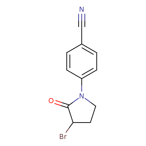 4-(3-BROMO-2-OXOPYRROLIDIN-1-YL)BENZONITRILE