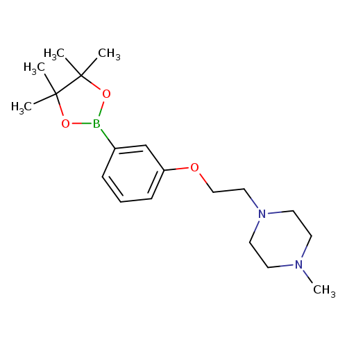 1-methyl-4-{2-[3-(tetramethyl-1,3,2-dioxaborolan-2-yl)phenoxy]ethyl}piperazine