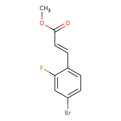 2-Propenoic acid, 3-(4-bromo-2-fluorophenyl)-, methyl ester