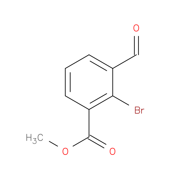 Benzoic acid, 2-bromo-3-formyl-, methyl ester