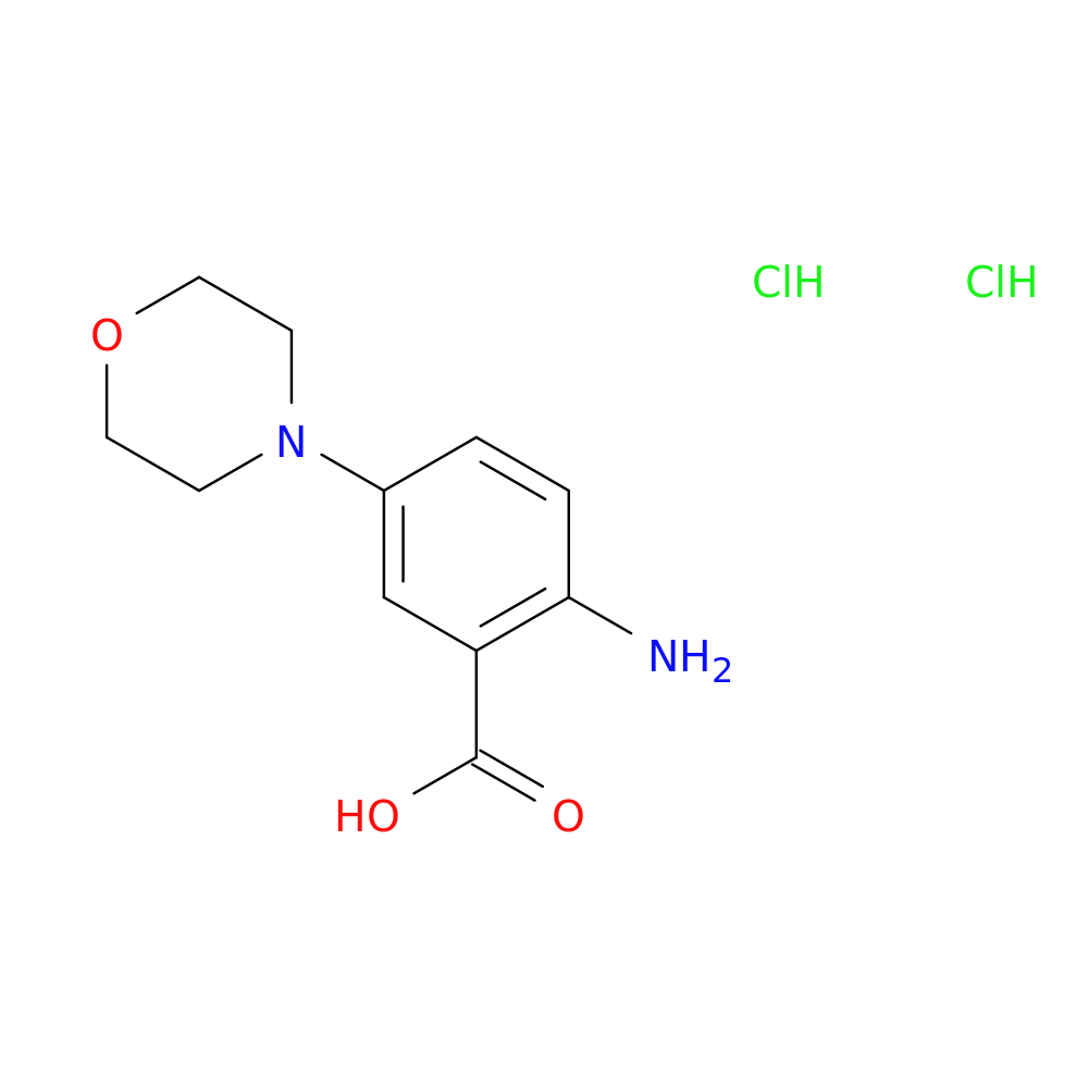 2-Amino-5-(morpholin-4-yl)benzoic acid dihydrochloride