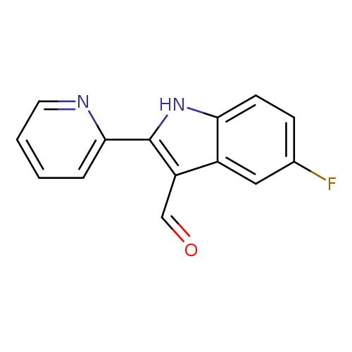 5-Fluoro-2-(pyridin-2-yl)-1H-indole-3-carbaldehyde