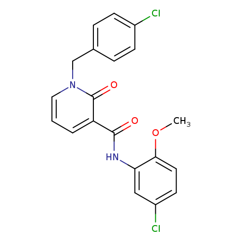 N-(5-chloro-2-methoxyphenyl)-1-[(4-chlorophenyl)methyl]-2-oxo-1,2-dihydropyridine-3-carboxamide