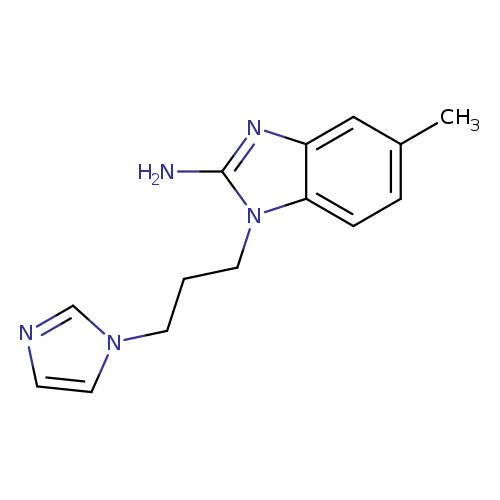 1-[3-(1H-imidazol-1-yl)propyl]-5-methyl-1H-1,3-benzodiazol-2-amine