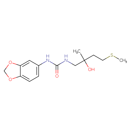1-(2H-1,3-benzodioxol-5-yl)-3-[2-hydroxy-2-methyl-4-(methylsulfanyl)butyl]urea