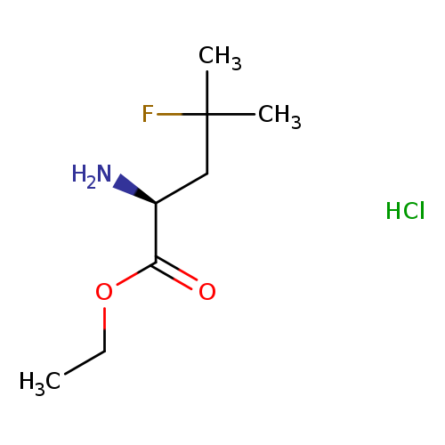 (S)-Ethyl2-amino-4-fluoro-4-methylpentanoatehydrochloride
