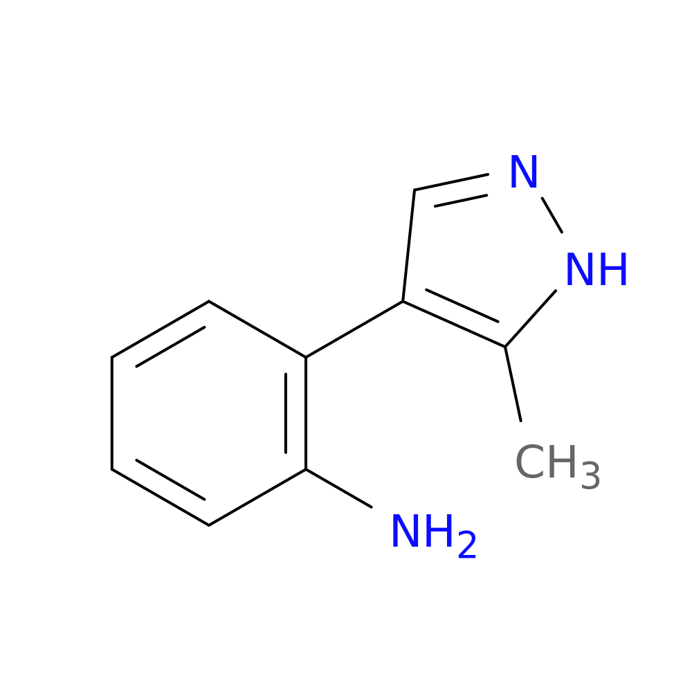 2-(5-methyl-1H-pyrazol-4-yl)aniline