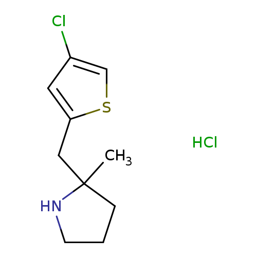 2-[(4-chlorothiophen-2-yl)methyl]-2-methylpyrrolidine hydrochloride