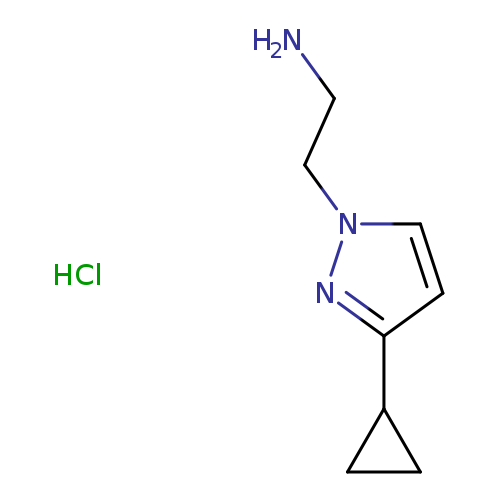 2-(3-Cyclopropyl-1H-pyrazol-1-yl)ethanamine hydrochloride