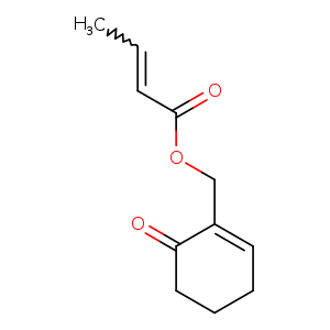 2-Butenoic acid, (6-oxo-1-cyclohexen-1-yl)methyl ester