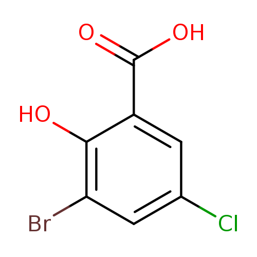 3-Bromo-5-chloro salicylic acid