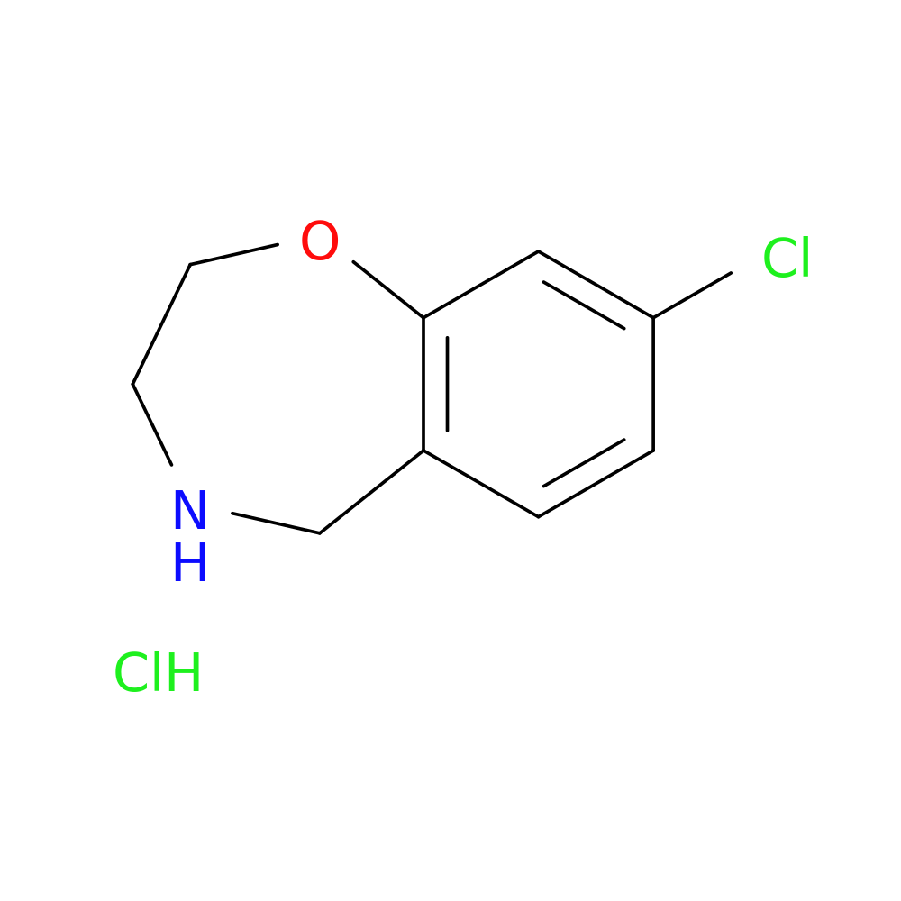 8-chloro-2,3,4,5-tetrahydro-1,4-benzoxazepine hydrochloride
