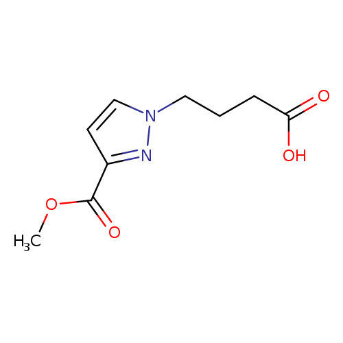 4-[3-(methoxycarbonyl)-1H-pyrazol-1-yl]butanoic acid