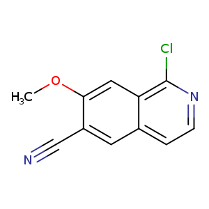 1-chloro-7-methoxyisoquinoline-6-carbonitrile