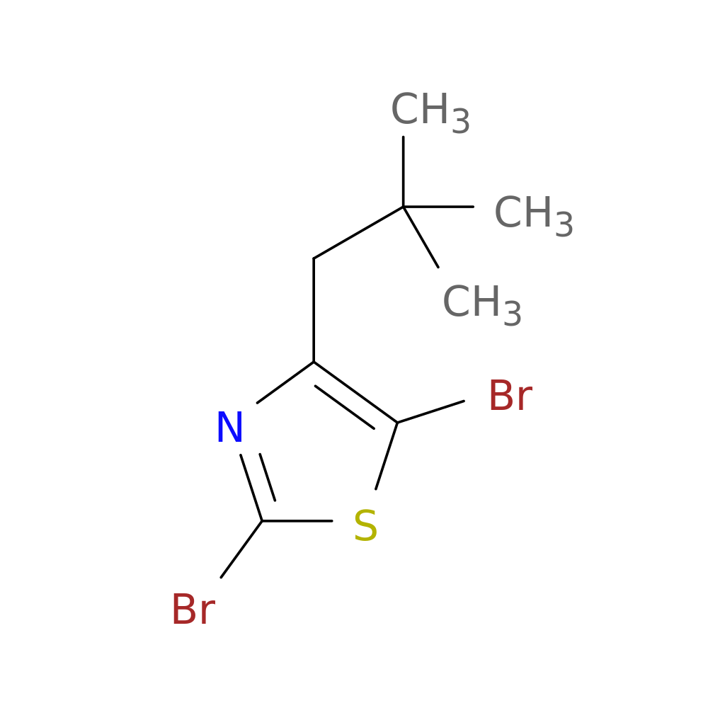 2,5-dibromo-4-(2,2-dimethylpropyl)-1,3-thiazole