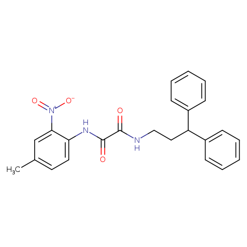 N'-(3,3-diphenylpropyl)-N-(4-methyl-2-nitrophenyl)ethanediamide