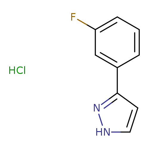 3-(3-fluorophenyl)-1H-pyrazole hydrochloride