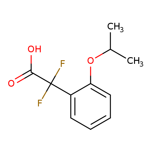 2,2-difluoro-2-[2-(propan-2-yloxy)phenyl]acetic acid