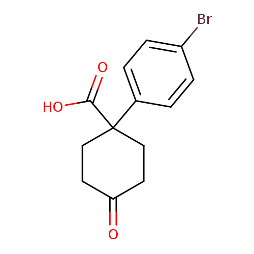 1-(4-Bromophenyl)-4-oxocyclohexanecarboxylic acid