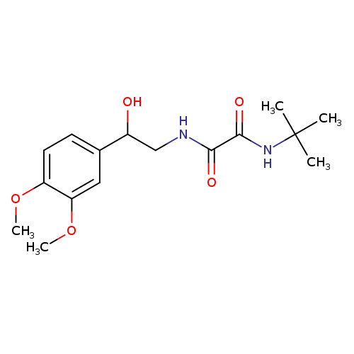 N-tert-butyl-N'-[2-(3,4-dimethoxyphenyl)-2-hydroxyethyl]ethanediamide