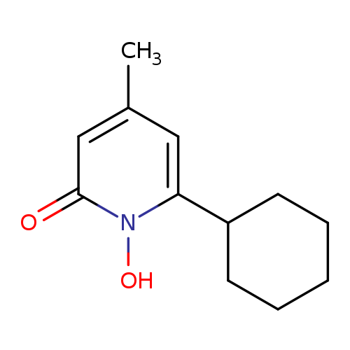2(1H)-Pyridinone, 6-cyclohexyl-1-hydroxy-4-methyl-