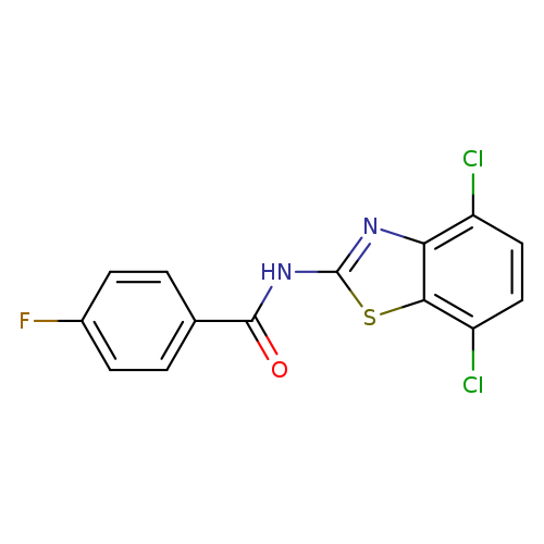 N-(4,7-dichloro-1,3-benzothiazol-2-yl)-4-fluorobenzamide