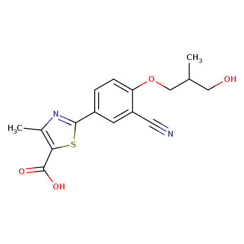 2-(3-Cyano-4-(3-hydroxy-2-methylpropoxy)phenyl)-4-methylthiazole-5-carboxylic acid