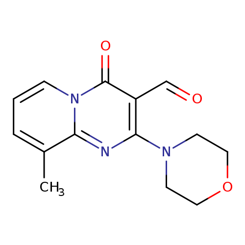 9-methyl-2-morpholin-4-yl-4-oxo-4H-pyrido[1,2-a]pyrimidine-3-carbaldehyde
