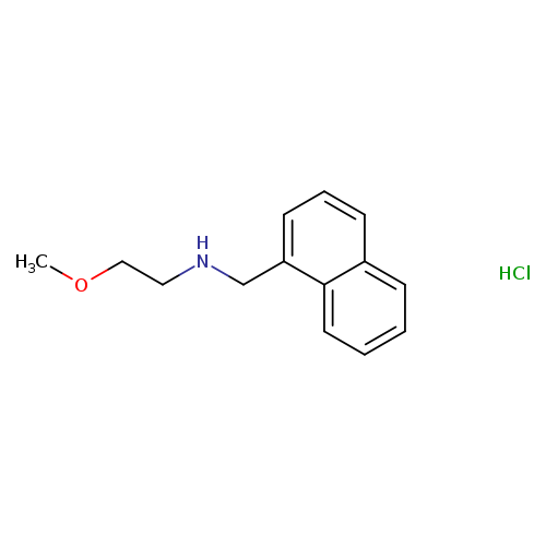 (2-methoxyethyl)(1-naphthylmethyl)amine hydrochloride
