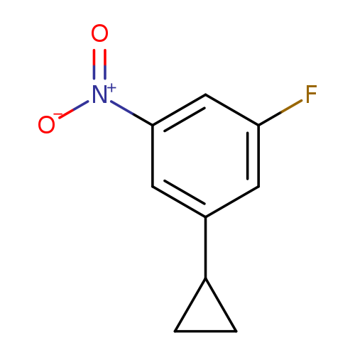 1-Cyclopropyl-3-fluoro-5-nitrobenzene