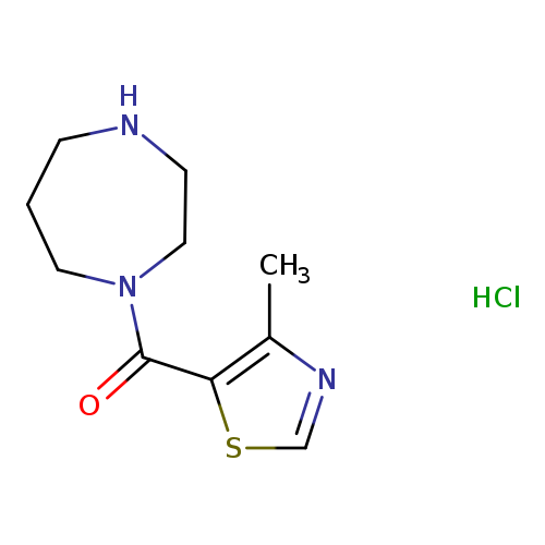 1-(4-methyl-1,3-thiazole-5-carbonyl)-1,4-diazepane hydrochloride