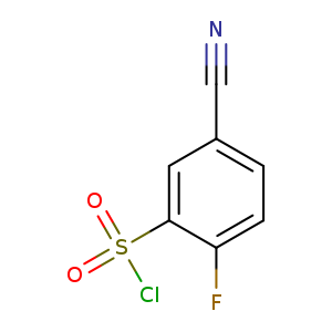 5-Cyano-2-fluorobenzene-1-sulfonyl chloride