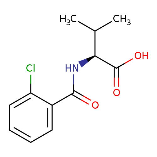 (2S)-2-[(2-chlorophenyl)formamido]-3-methylbutanoic acid