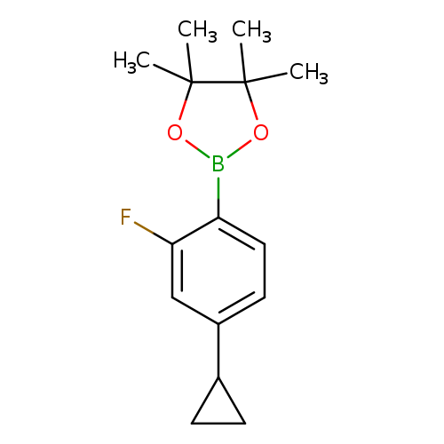 2-(4-Cyclopropyl-2-fluorophenyl)-4,4,5,5-tetramethyl-1,3,2-dioxaborolane