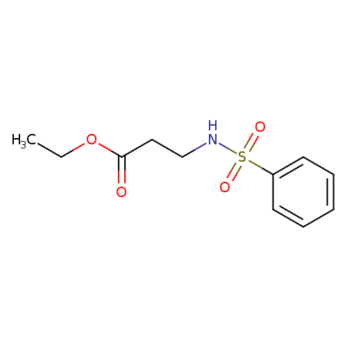 ethyl 3-benzenesulfonamidopropanoate