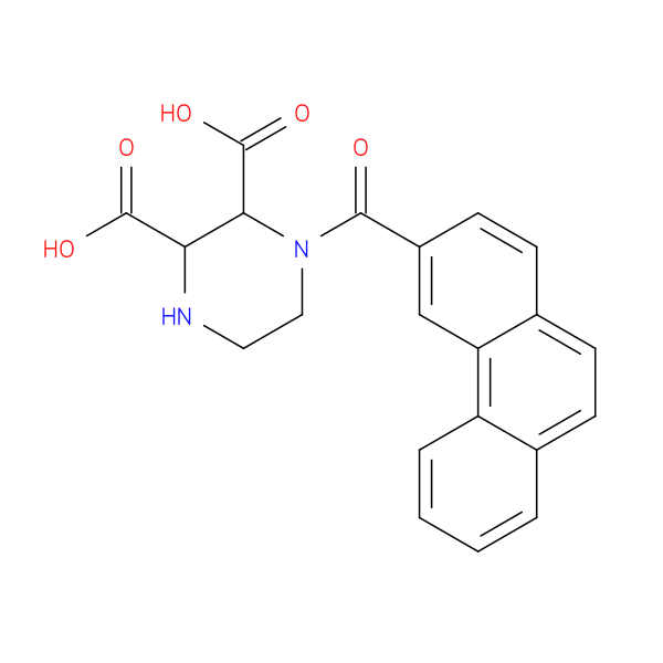 cis-1-(Phenanthrene-3-carbonyl)-piperazine-2,3-dicarboxylic Acid