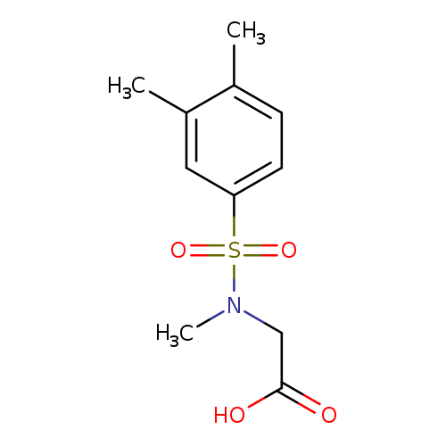 2-(N-methyl3,4-dimethylbenzenesulfonamido)acetic acid