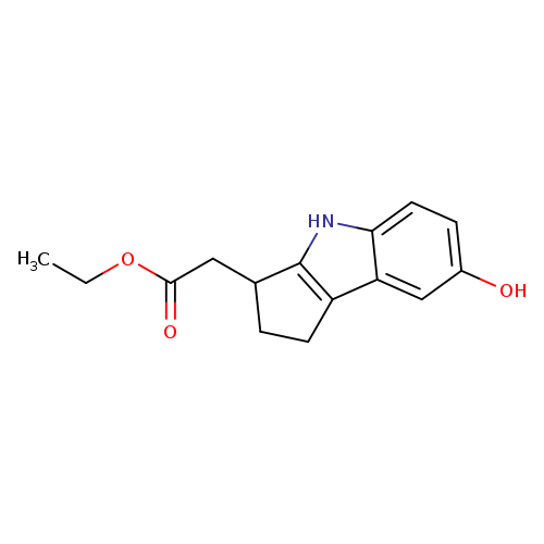 Ethyl 2-(7-hydroxy-1，2，3，4-tetrahydrocyclopenta[b]indol-3-yl)acetate