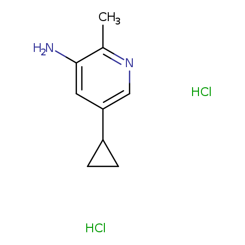 5-cyclopropyl-2-methylpyridin-3-amine dihydrochloride