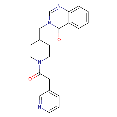 3-({1-[2-(pyridin-3-yl)acetyl]piperidin-4-yl}methyl)-3,4-dihydroquinazolin-4-one
