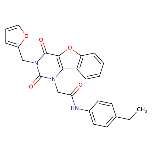 N-(4-ethylphenyl)-2-{5-[(furan-2-yl)methyl]-4,6-dioxo-8-oxa-3,5-diazatricyclo[7.4.0.0^{2,7}]trideca-1(9),2(7),10,12-tetraen-3-yl}acetamide
