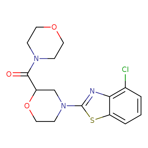 4-chloro-2-[2-(morpholine-4-carbonyl)morpholin-4-yl]-1,3-benzothiazole