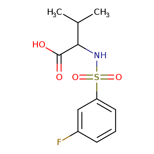 N-[(3-Fluorophenyl)sulfonyl]valine