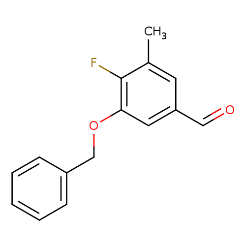 3-(benzyloxy)-4-fluoro-5-methylbenzaldehyde