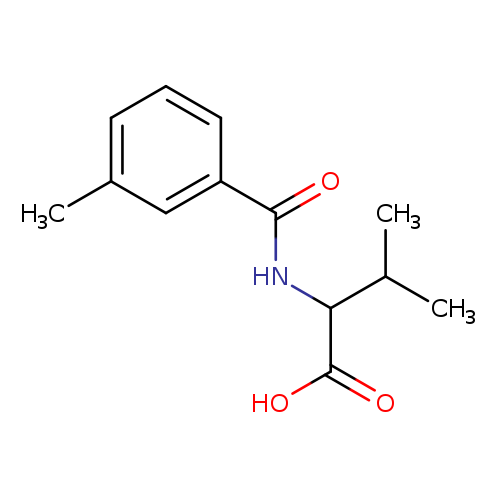 3-methyl-2-[(3-methylphenyl)formamido]butanoic acid