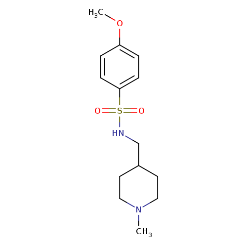 4-methoxy-N-[(1-methylpiperidin-4-yl)methyl]benzene-1-sulfonamide